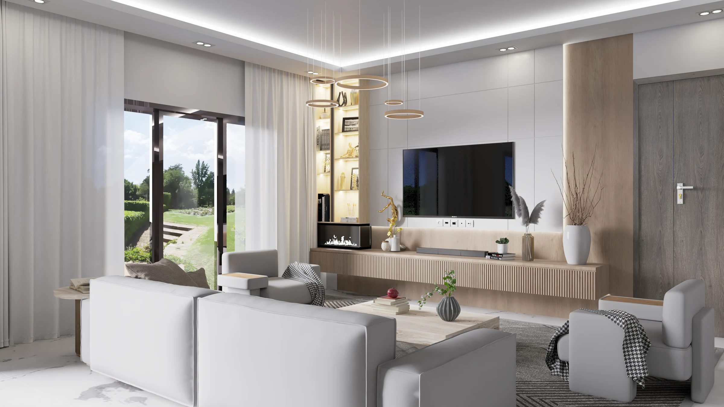 2 Bedroom Apartment interior at Royal Rove Apartments
